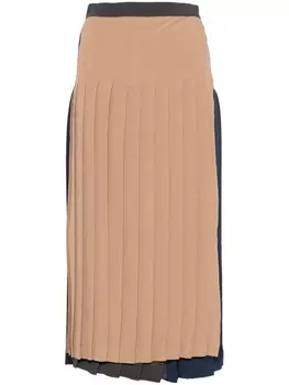 Юбка миди Selenee Semicouture, нейтральный цвет