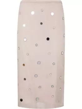 Юбка миди Seventy, украшенная пайетками, нейтральный