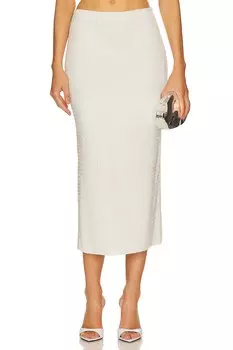 Юбка миди SIMKHAI Ellison, слоновая кость