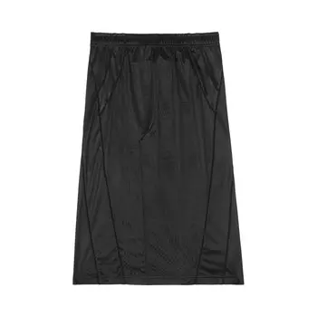 Юбка-миди скольжения MM6 Maison Margiela, цвет Черный