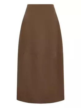 Юбка миди Skye FFORME, коричневый