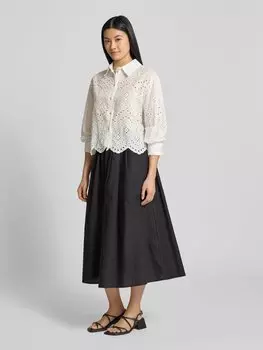 Юбка миди со складками Christian Berg Woman Selection, черный