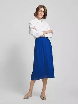 Юбка миди со складками comma