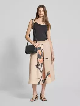 Юбка миди со складками, модель 'RISATA' MAX&Co.