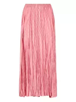 Юбка миди со складками Roberto Cavalli, розовый
