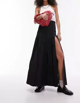 Юбка миди со складками Topshop