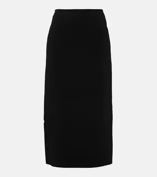 Юбка миди со средней посадкой PROENZA SCHOULER, черный