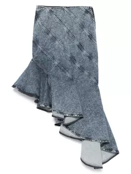 Юбка миди Spiral Alaa, синий