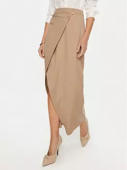 Юбка миди стандартного кроя Artigli, бежевый