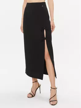 Юбка миди стандартного кроя Dixie, черный