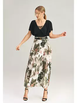 Юбка миди стандартного кроя Figlfigl, зеленый