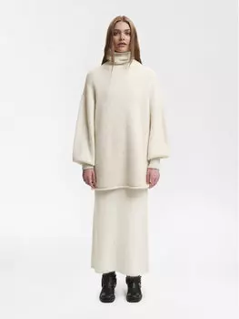 Юбка миди стандартного кроя Gestuz, экрю