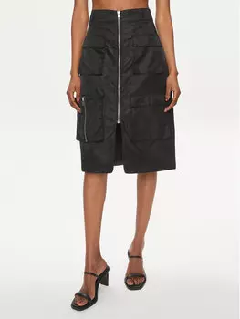 Юбка миди стандартного кроя Karen By Simonsen, черный