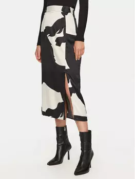 Юбка миди стандартного кроя Only, черный