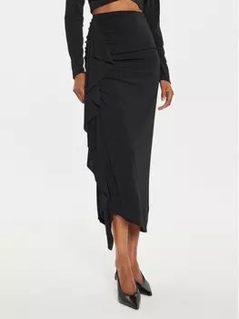 Юбка миди стандартного кроя Vicolo, черный