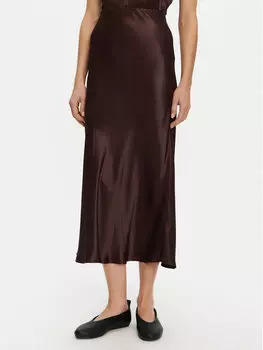 Юбка миди стандартный крой Clea 2252153287 2Ndday, коричневый