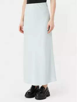Юбка миди стандартный крой Franan 17116541 Pieces, голубой
