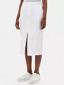 Юбка миди стандартный крой J20J225327 Calvin Klein Jeans, белый