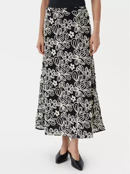 Юбка миди стандартный крой Tenente 541989 Luisa Spagnoli, черный