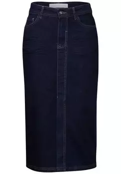 Юбка миди Street One Studio Skirt, синий деним