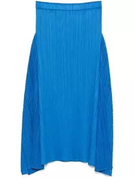 Юбка миди Thicker Bottoms 2 Pleats Please Issey Miyake, синий