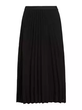 Юбка миди TOMMY HILFIGER Skirt, черный