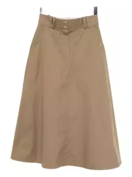 Юбка-миди трапециевидной формы Dice Kayek, коричневый