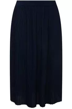 Юбка миди Ulla Popken Skirt, морской синий