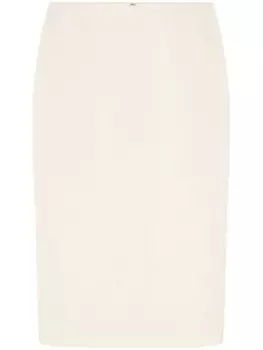 Юбка миди узкого кроя Versace, бежевый