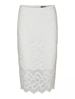 Юбка миди VERO MODA Skirt VMHanne, белый