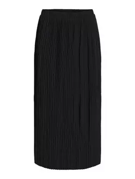 Юбка миди VILA Skirt VIOLINDA, черный