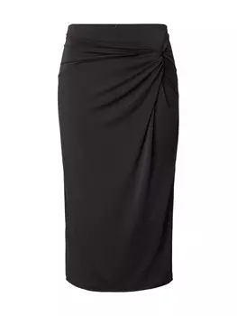 Юбка миди VILA Skirt VIPatrika, черный