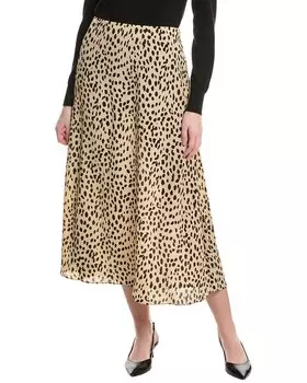 Юбка миди Vince Camuto Bias Pull-On, коричневый