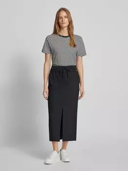 Юбка миди в двухслойном исполнении, модель «HEAVEN» Cambio, черный