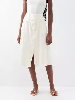 Юбка миди в рубчик paradise tequila Eres, бежевый