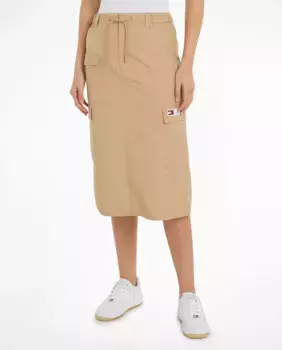 Юбка миди в стиле карго Tommy Jeans, коричневый