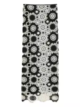 Юбка миди в технике кроше Pennyblack, черный