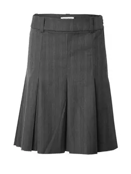 Юбка миди WEEKDAY Skirt Maise, базальтовый серый