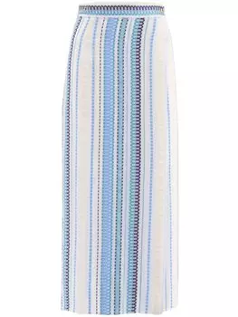 Юбка миди Zeus+Dione с запахом, синий