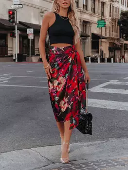 Юбка Milan Kiss, цвет schwarz/rot