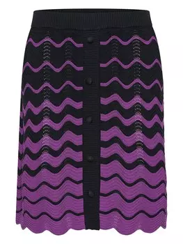 Юбка мини 4funkyflavours Skirt Sing Sing, фиолетовый