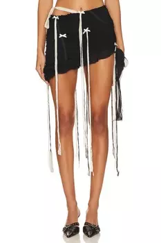 Юбка мини Aniye Records Goa, черный