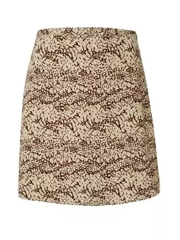 Юбка мини Another Label Skirt Varme, коричневый