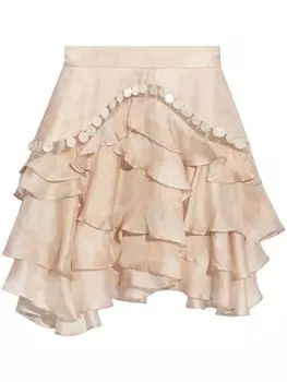 Юбка мини Aurora IXIAH, нейтральный цвет