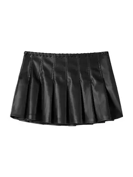 Юбка мини Bershka Skirt, черный