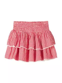 Юбка мини Bershka Skirt, красный