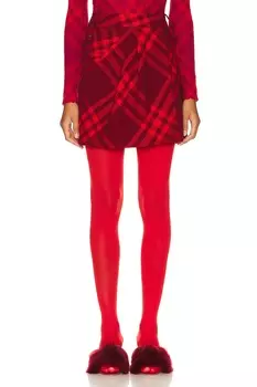 Юбка мини Burberry Check, цвет Ripple IP Check