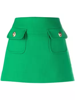 Юбка мини Celestial Zimmermann, зеленый