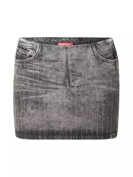Юбка мини DIESEL Skirt DE-PRA, серый деним