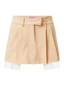 Юбка мини Edikted Skirt, песочный
